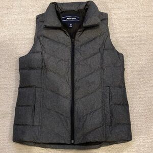 Steel Grey Lined Down Vest